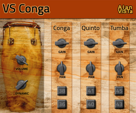 VS Conga plugin interface